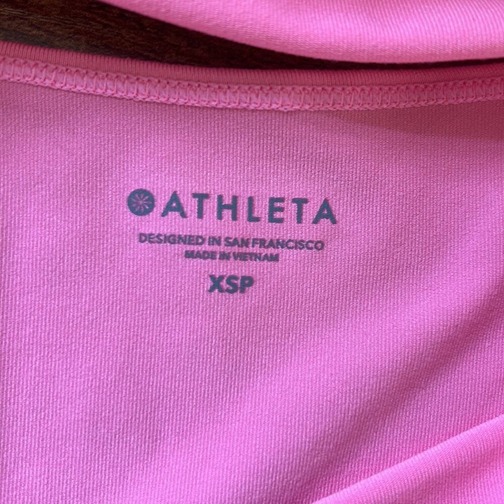 Pink Athleta Contemplation Cut-Out Racerback Tank Top - Picture 8 of 8